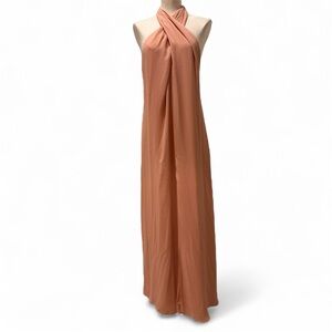 HAPPY X NATURE - Elegant Pink Maxi Dress
